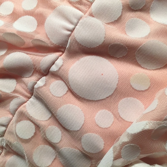 Peach Polka Dot Dream Dress $8✴️2/$12✴️3/$15 - Picture 4 of 7